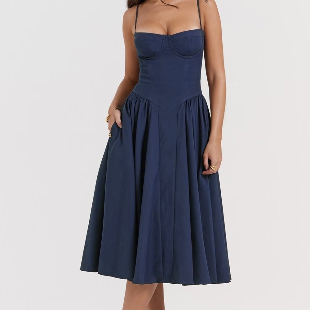 HOUSE OF CB Samaria Corset Midi Dress